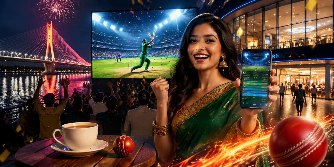 বরিশালে একজন ক্রিকেট ভক্ত fb 777 - এ বেটিং উপভোগ করছেন
